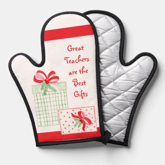 Waterverf Vakantie Grote Docenten Beste Cadeaus Ovenwant (Voorkant / Achterkant)