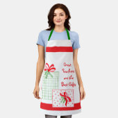 Waterverf Vakantie Grote Docenten Beste Cadeaus Schort (Gedragen)