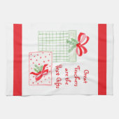 Waterverf Vakantie Grote Docenten Beste Cadeaus Theedoek (Horizontaal)