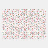 waterverf vakantie kleurrijk inpakpapier vel (Voorkant 3)