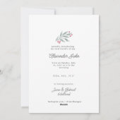 waterverf vakantie loof baby wenskaart feestdagenkaart (Achterkant)