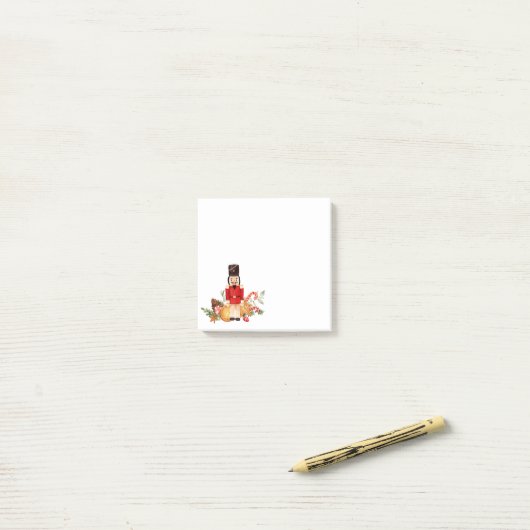 Waterverf Vakantie Notenkraker Kerst Post-it® Notes (Op bureau)