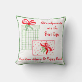 Waterverf Vakantie PERSONALISEREN Grootouder Kussen