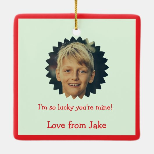 Waterverf Vakantie PersonALISEREN Grootouders Best Keramisch Ornament (Achterkant)