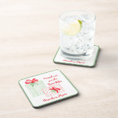 Waterverf Vakantie PERSONALISEREN Oma Bier Onderzetter (Rechterzijde)