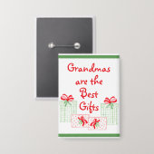 Waterverf Vakantie PERSONALISEREN Oma Button (Voorkant / Achterkant)