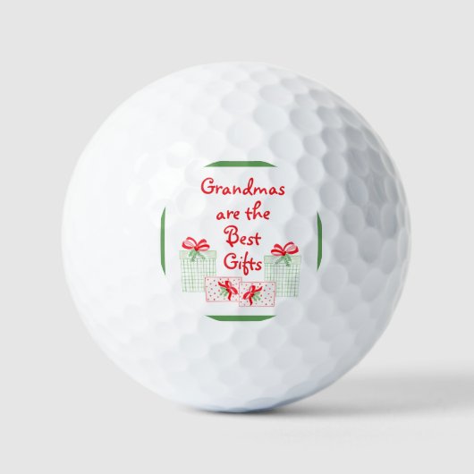 Waterverf Vakantie PERSONALISEREN Oma Golfballen (Voorkant)