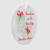 Waterverf Vakantie PERSONALISEREN Oma Ornament (voorkant)