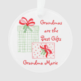 Waterverf Vakantie PERSONALISEREN Oma Ornament