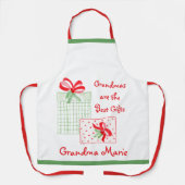 Waterverf Vakantie PERSONALISEREN Oma Schort (Voorkant)