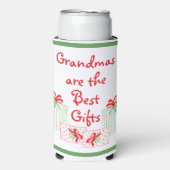 Waterverf Vakantie PERSONALISEREN Oma Seltzer Blikjeskoeler (Seltzer Voorkant)