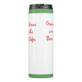 Waterverf Vakantie PERSONALISEREN Oma Thermosbeker (Achterkant)