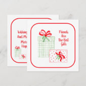 Waterverf Vakantie Vrienden zijn Beste Cadeaus Mer (Voorkant / Achterkant)