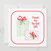 Waterverf Vakantie Vrienden zijn Beste Cadeaus Mer (Voorkant)