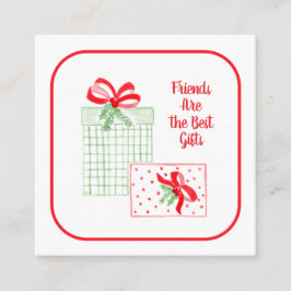 Waterverf Vakantie Vrienden zijn Beste Cadeaus Mer Informatiekaartje