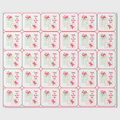 Waterverf Vakantie Vrienden zijn de beste geschenk Cadeaupapier (Vlak)