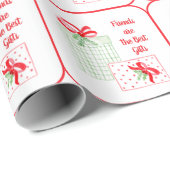 Waterverf Vakantie Vrienden zijn de beste geschenk Cadeaupapier (Rol Hoek)