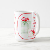 Waterverf Vakantie Vrienden zijn de beste geschenk Koffiemok (Voorkant rechts)