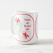 Waterverf Vakantie Vrienden zijn de beste geschenk Koffiemok (Voorkant links)