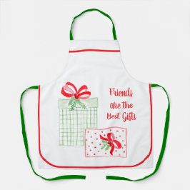 Waterverf Vakantie Vrienden zijn de beste geschenk Schort