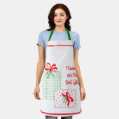 Waterverf Vakantie Vrienden zijn de beste geschenk Schort (Gedragen)