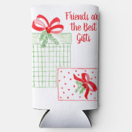 Waterverf Vakantie Vrienden zijn de beste geschenk Seltzer Blikjeskoeler
