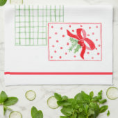 Waterverf Vakantie Vrienden zijn de beste geschenk Theedoek (Gevouwen)