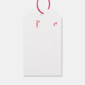 Waterverf vakantieleraren Beste geschenken Cadeaulabel (Achterkant)