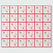 Waterverf vakantieleraren Beste geschenken Cadeaupapier (Vlak)