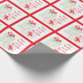 Waterverf vakantieleraren Beste geschenken Cadeaupapier (Hoek)