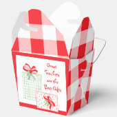 Waterverf vakantieleraren Beste geschenken gunstbo Bedankdoosjes (Open)