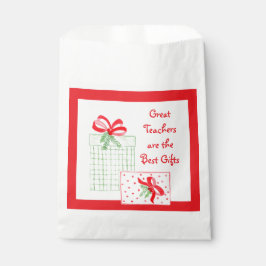 Waterverf vakantieleraren Beste geschenken gunstbo Bedankzakje