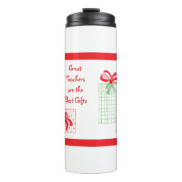 Waterverf vakantieleraren Beste geschenken Thermosbeker