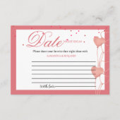 Waterverf valentijn date nacht ideeën Advies Kaart (Voorkant)