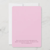 Waterverf Valentijn Dinner Party Uitnodiging (Achterkant)