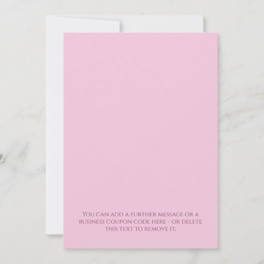 Waterverf Valentijn Klantwaardering Bedankkaart (Achterkant)