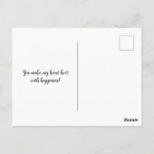 Waterverf Valentijn uil paar Briefkaart (Achterkant)