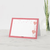 waterverf valentijn vrijgezellenfeest dank u kaart (Achterkant)