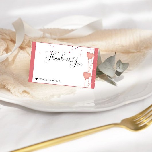 waterverf valentijn vrijgezellenfeest dank u kaart