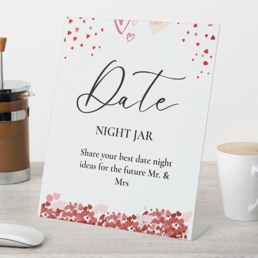 Waterverf valentijn Vrijgezellenfeest trouwteken Reclamebord Met Voetstuk (Insitu)