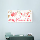 Waterverf Valentijnsdag banner (Beurs)