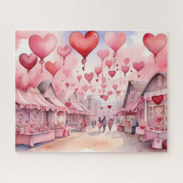 Waterverf Valentijnsdag Fair Legpuzzel