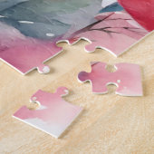 Waterverf Valentijnsdag Gnome Land Legpuzzel (Zijkant)