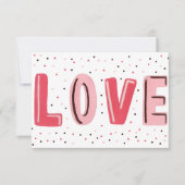 Waterverf Valentijnsdag Kaart (Voorkant)