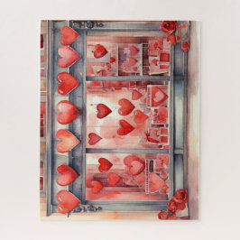 Waterverf Valentijnsdag Shop Legpuzzel