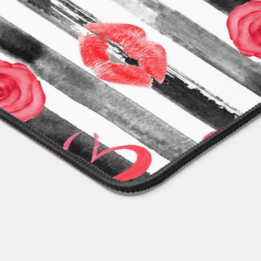 Waterverf Valentijnse Bureaumat (Hoek)