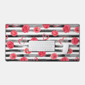 Waterverf Valentijnse Bureaumat (Keyboard & Muis)