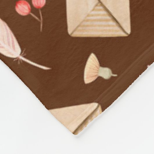 Waterverf Valentijnse Fleece Deken (Hoek)