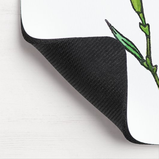 Waterverf van anjers muismat (Hoek)