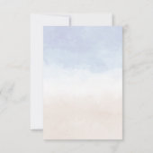 Waterverf van ankerballon voor heteluchtballon Bab Bedankkaart (Achterkant)